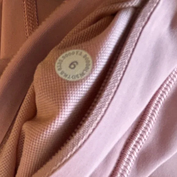Lululemon Break a Trail 1/2 Zip Hoodie Pink Pastel Size 6 - Picture 9 of 12